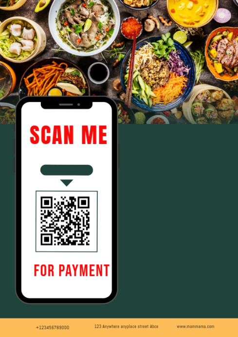 Scan me A4 template