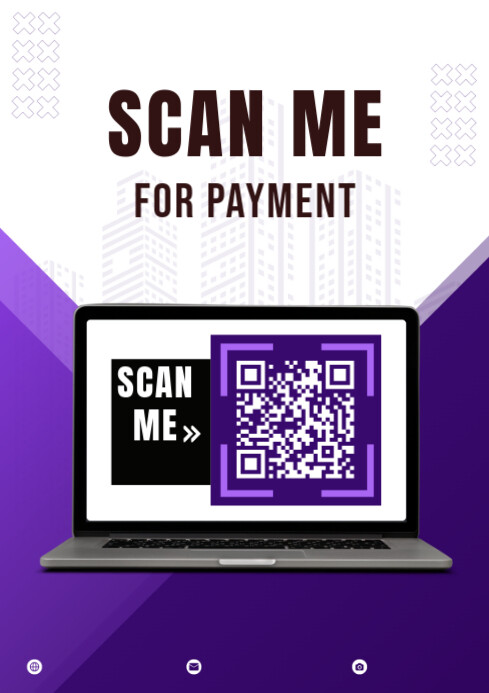Scan me A4 template