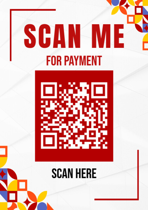 Scan me A4 template