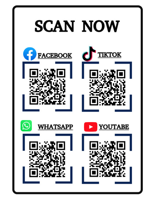 SCAN NOW TEMPLETE Flyer (US Letter) template