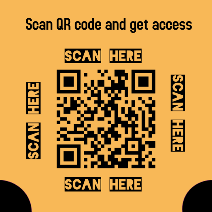 Plantilla de Qr Code Access Instagram Ad | PosterMyWall