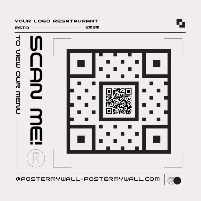 Scan QR Code Template | PosterMyWall