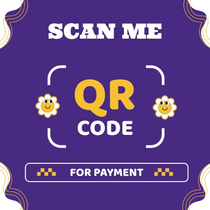 Scan QR Code Here Instagram Post template