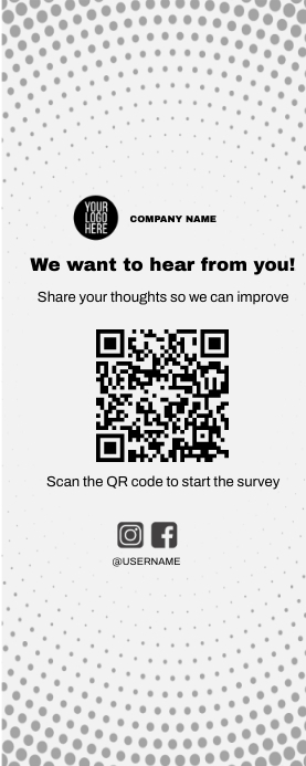 scan qr code survey roll up size Template | PosterMyWall