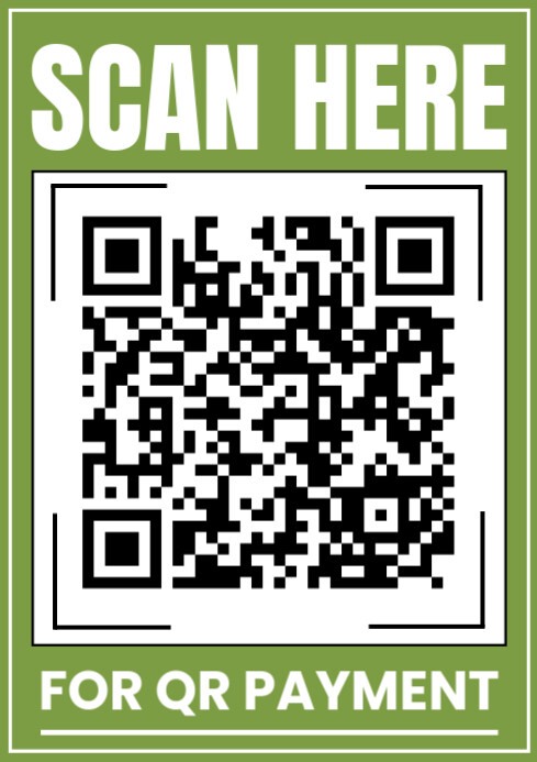 Scan QR code template A4
