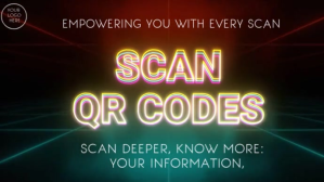 Scan qr codes YouTube-miniature template