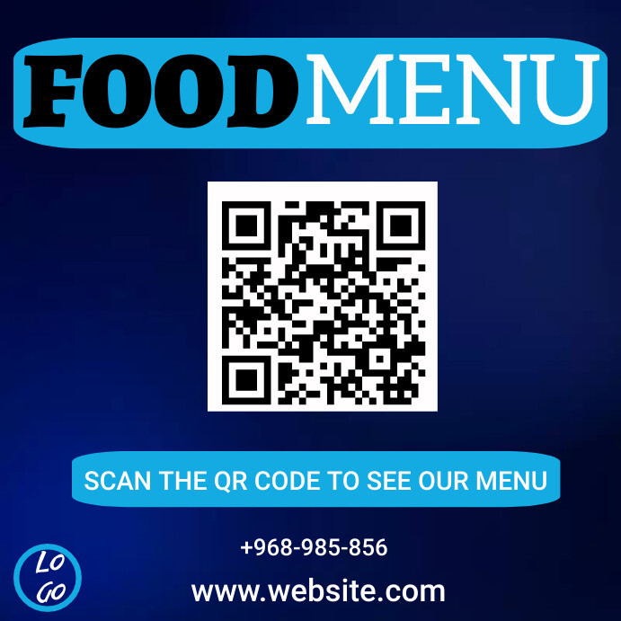 scan the qr code to see our food menu Template | PosterMyWall
