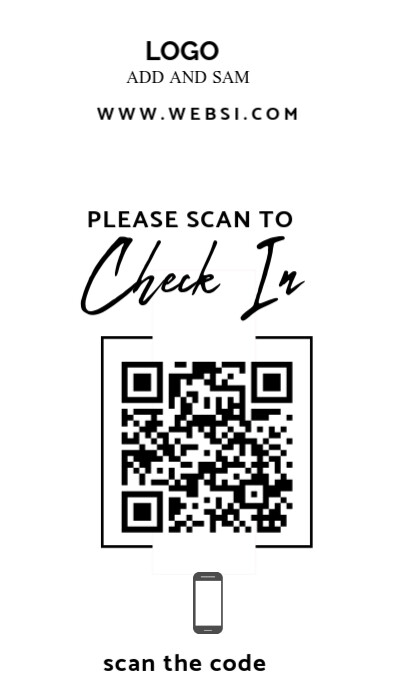 scan to check in template | PosterMyWall