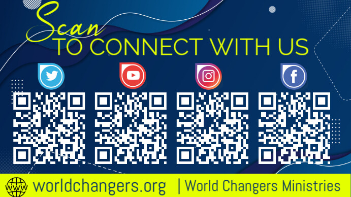 SCAN TO CONNECT WITH US Digital Display (16:9) template
