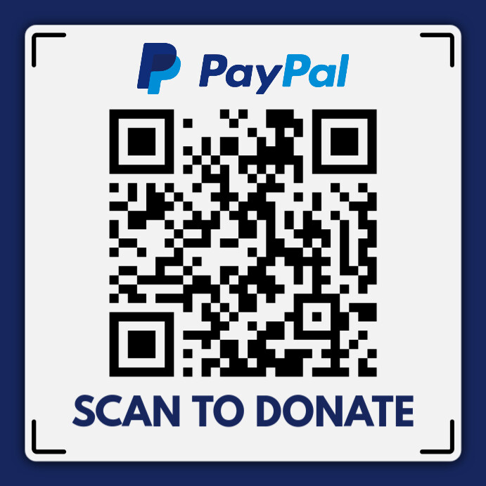 Scan To Donate โพสต์บน Instagram template