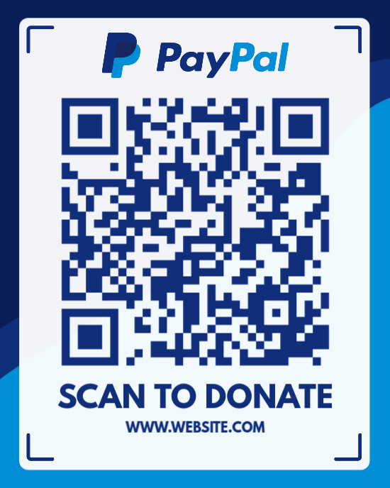 Scan To Donate Instagram Portrait template