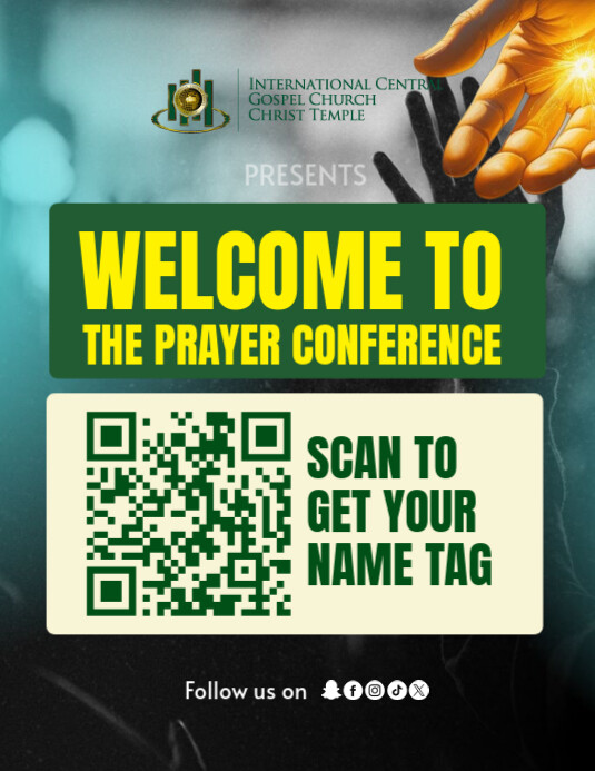 Scan to Register – Event Sign-Up QR Code Flyer | editable QR code event ...