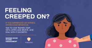 Ungu Anti-Harassment Campaign Imagen Compartida en Facebook Template