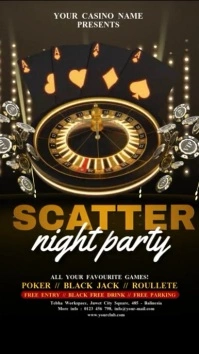 Scatter Night Party Instagram Story template