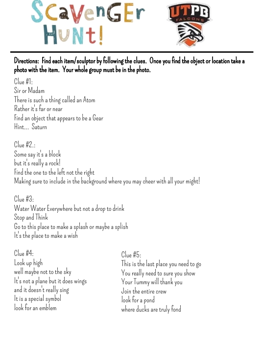 Scavenger Hunt Template PosterMyWall