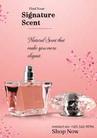 Scent / purfume A2 template