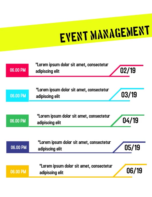 Copy of SCHEDULE FLYER VIDEO | PosterMyWall