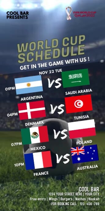 SCHEDULE WORLD CUP, qatar 2022 Ibhana Eligoqekela Phezulu 3' × 6' template