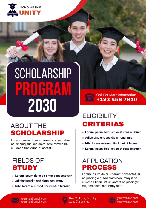 Scholarship Template PosterMyWall