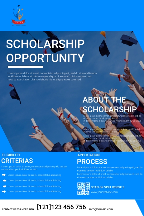 scholarship flyer Template PosterMyWall scholarship flyer Template PosterMyWall