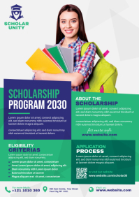 Customizable Design Templates For Scholarship Postermywall