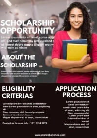 Scholarship Flyer Template A4