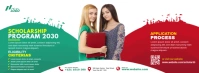 Scholarship Program Ad Copertina Facebook template