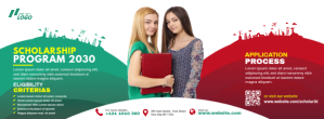 Scholarship Program Ad Portada de Facebook template