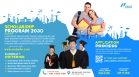 Scholarship Program Ad Twitter Post template