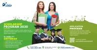Scholarship Program Ad Facebook Shared Image template