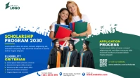 Scholarship Program Ad Twitter Post template