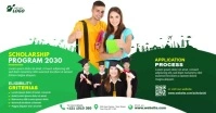Scholarship Program Ad Facebook Shared Image template