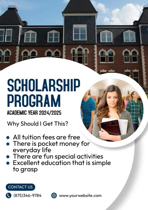 Scholarship Program Ads Template | PosterMyWall