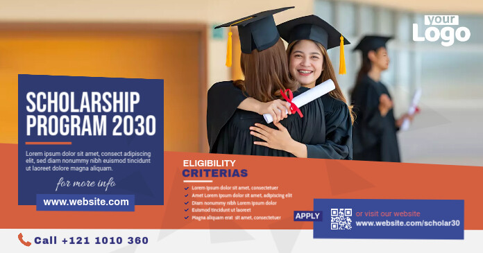 Scholarship Program Advert Template | PosterMyWall
