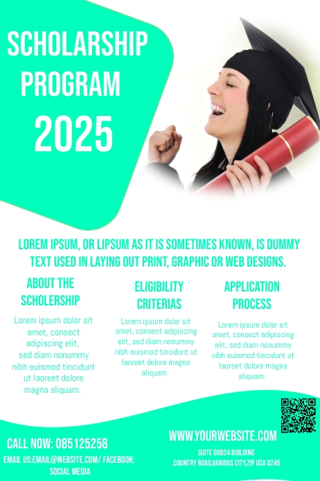 Scholarship Program Template | PosterMyWall