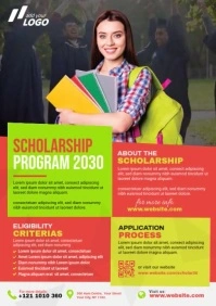 Scholarship Program A4 template