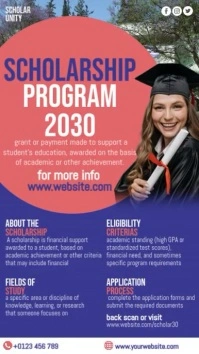 Scholarship Program Instagram Reel template