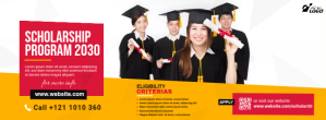 Scholarship Program Portada de Facebook template