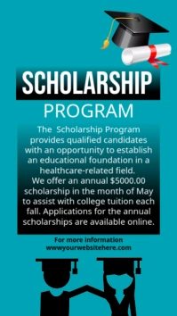 Scholarship Program Instagram Story template