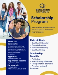 Scholarship Program Flyer (US Letter) template