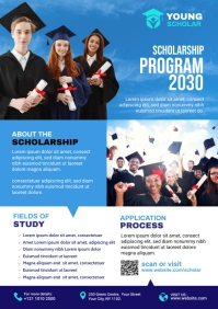 Scholarship Program Flyer A5 template