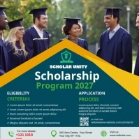 Scholarship Program Flyer Instagram-bericht template