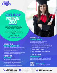 Program Flyer Poser Scholarship Program Poster Template | PosterMyWall
