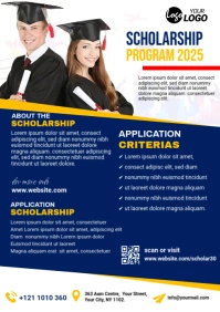 Scholarship Program Flyer A4 template