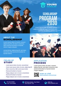 Scholarship Program Flyer A1 template