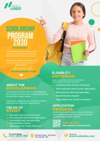 Scholarship program Flyer Template A4