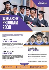 Scholarship Program Flyer template A4