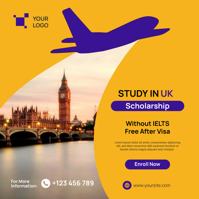 Program Promotion Post Scholarship Program Promotion Instagram Post Template | PosterMyWall