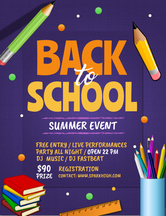 School Back To School Back 2 School Bash Template Postermywall School Back To School Back 2 School Bash Template Postermywall
