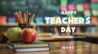 School,back to school,teacher's day Presentation (16:9) template
